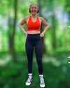 Red Sports Bra