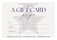  Lola Starr Gift card