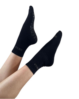 Ultimate Grip Stripe Slouch Socks Black
